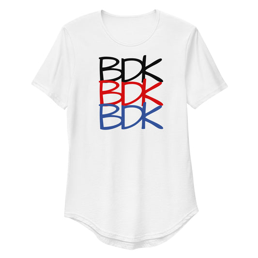 BDK Logo Men's Curved Hem T-Shirt