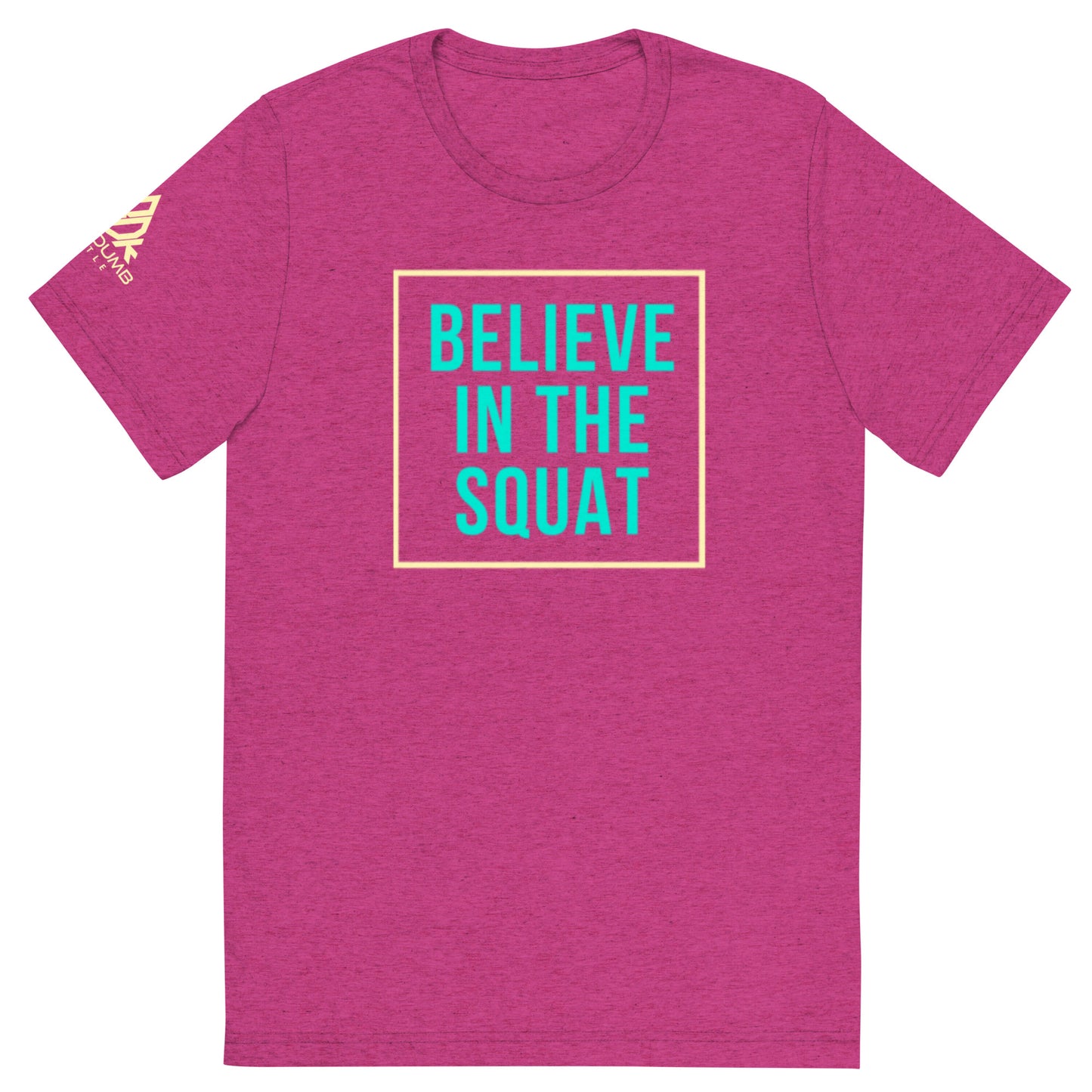 Believe in the Squat: Berry Short sleeve