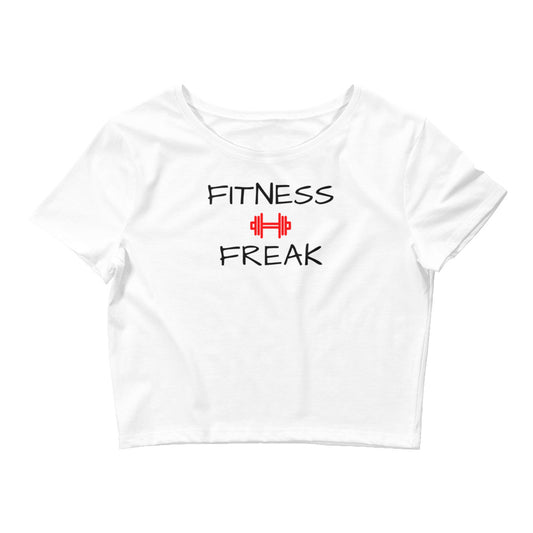 Fitness Freak Crop Tee